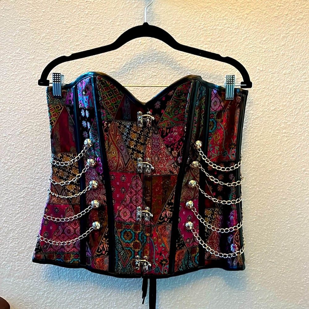 Patterned Steampunk Corset